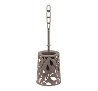 Ершик для унитаза на подставке ФЛОРА Французский серый ("М-пластика") (М 5026)