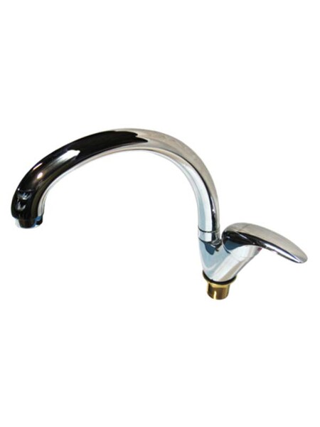 Смеситель Кухня DIABLO (рег.№377092) шар. d-40 бок.ручка (950-Н 245) на гайке 