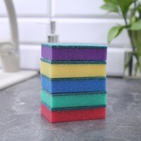 Губка бытовая с чистящим слоем 5 шт "Стандарт" 9×6×2,5 см 672772