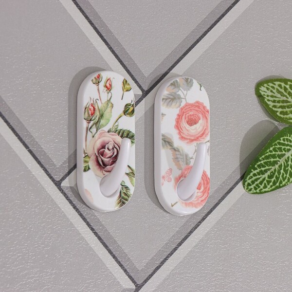 Набор крючков на липучке 2 шт "Цветы" цвет МИКС, форма МИКС 2425427