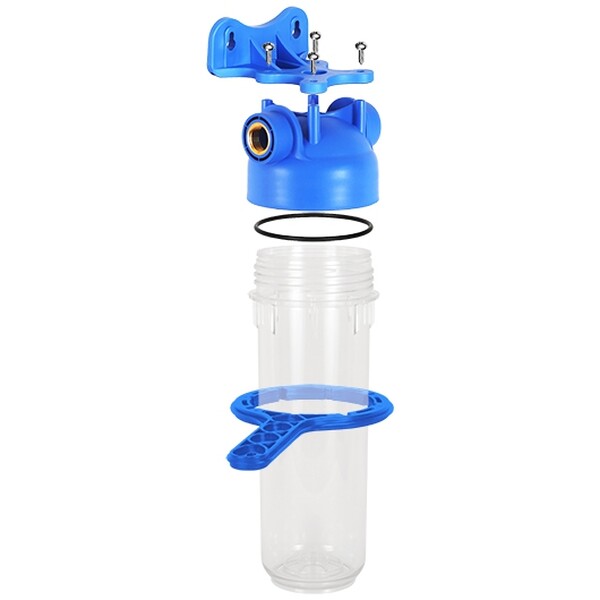 Фильтр магистральный Аквабрайт Slim Line 10 вход 3/4 (без картриджа) АБФ-10-34