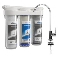 Фильтр проточный Аквабрайт Стандарт 3 ступени под мойку с краном АБФ-ТРИА - СТАНДАРТ