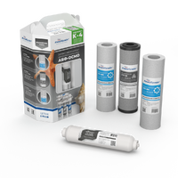 Комплект картриджей Аквабрайт Slim Line 10 К-4 ОСМО-5 (ПП-5М, УГП-10, ПП-1, УГА-ЛАЙН) КОМПЛЕКТ К-4