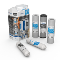 Комплект картриджей Аквабрайт Slim Line 10 К-7 ОСМО-6 (ПП-5М, УГП-10, ПП-1, УГА-ЛАЙН, МИНЕРАЛ-ЛАЙН) КОМПЛЕКТ К-7