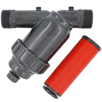 Фильтр 3/4 косой  пластиковый ФКД дисковый 120 мкм (для систем полива)