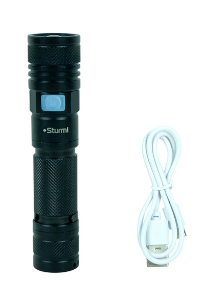 4052-04-300 Фонарь, L2 сверхяркий светодиод, 3x зум, 300лм, 5 режимов, Sturm!