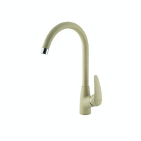 LM0405PBG Смеситель для кухни LEMARK Linara  с высоким поворотным изливом БЕЖЕВЫЙ (в цвет моек LEMARK)