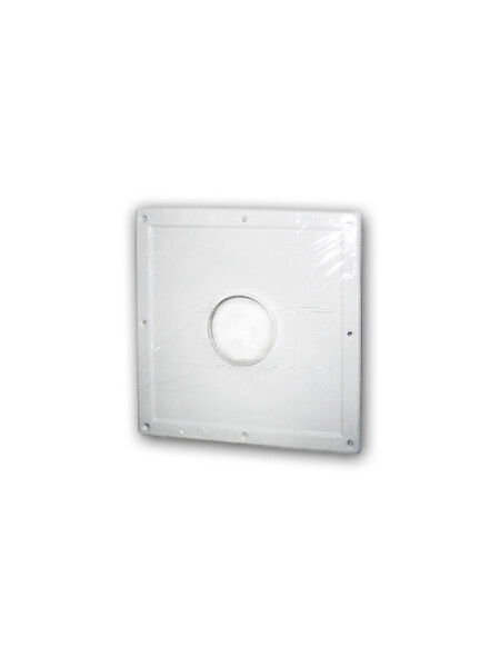 Площадка торцевая 300*300  d=90 бел