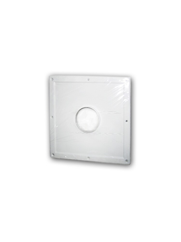 Площадка торцевая 300*300 d=100 бел