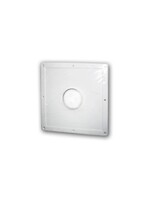 Площадка торцевая 300*300 d=100 бел