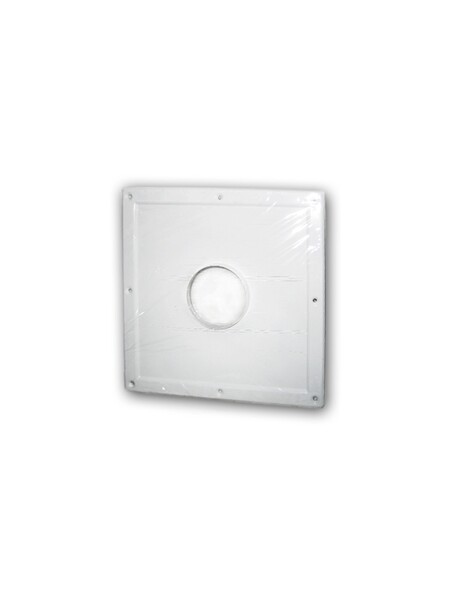 Площадка торцевая 300*300 d=100 бел