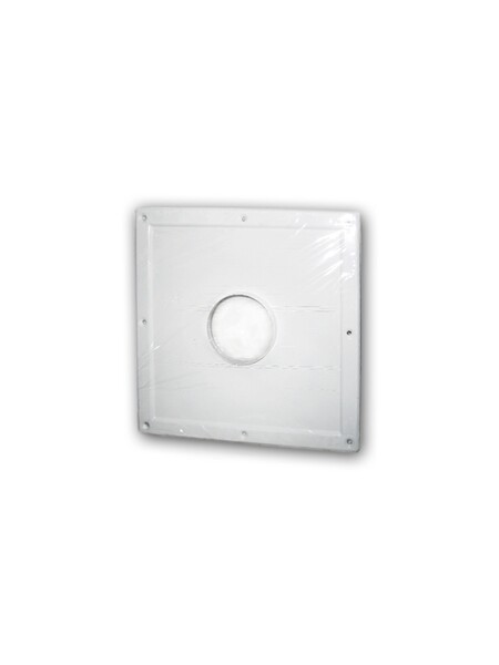 Площадка торцевая 300*300 d=130 бел