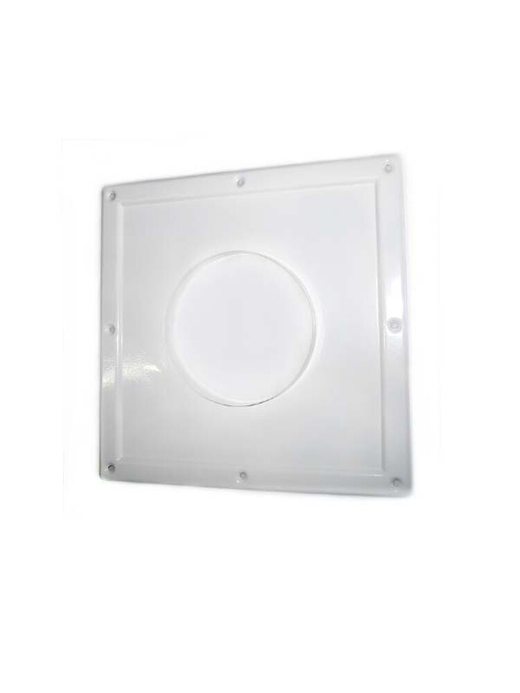 Площадка торцевая 300*300 d=140 бел