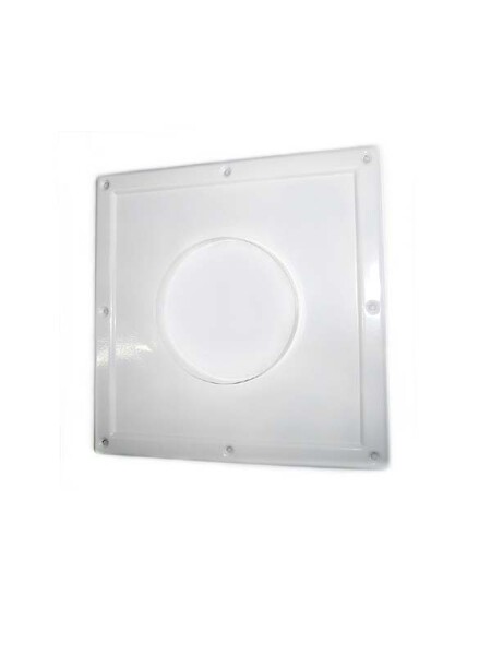 Площадка торцевая 300*300 d=140 бел