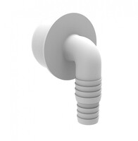 АГ-3132 Адаптер Г-образный для подключения слива ОРИО (вход 20/22 мм, выход 32 мм)