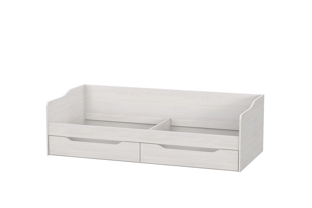 Кровать "КР 1" (универсальная) - Ясень Анкор Светлый 2032*600*940 (2 места) БЕЗ ОСНОВАНИЯ