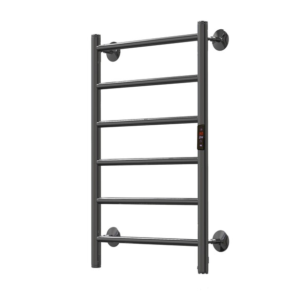 Полотенцесушитель электрический Классика Гранд 50-80, 190 вт (К-ЖК панель, Справа, Чёрный матовый)  15007