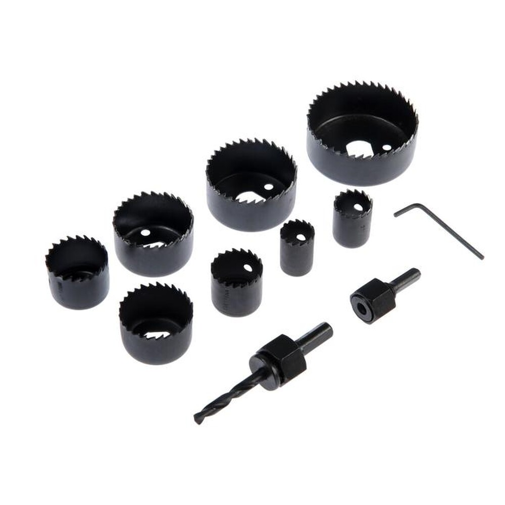 Набор пил кольцевых ТУНДРА, 19-22-28-32-38-44-51-64 мм, 8 шт. 1119742