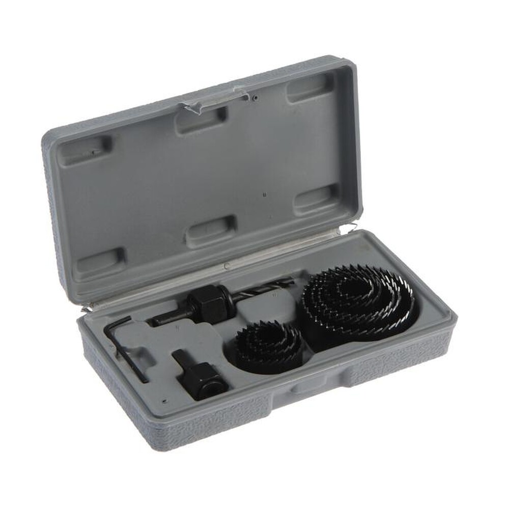 Набор пил кольцевых ТУНДРА, 19-22-28-32-38-44-51-64 мм, 8 шт. 1119742