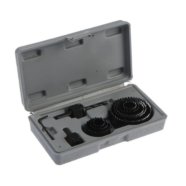 Набор пил кольцевых ТУНДРА, 19-22-28-32-38-44-51-64 мм, 8 шт. 1119742