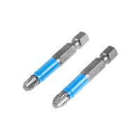 Биты ТУНДРА, намагниченные, сталь CrV, PH3 х 50 мм, 2 шт. 1414793