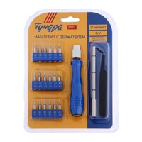 Набор для точных работ ТУНДРА PRO, 21 предмет 7461772