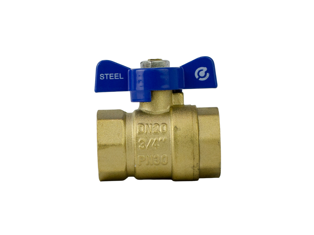 Кран вода SANTREK AQUA Steel 3/4" г/г баб.