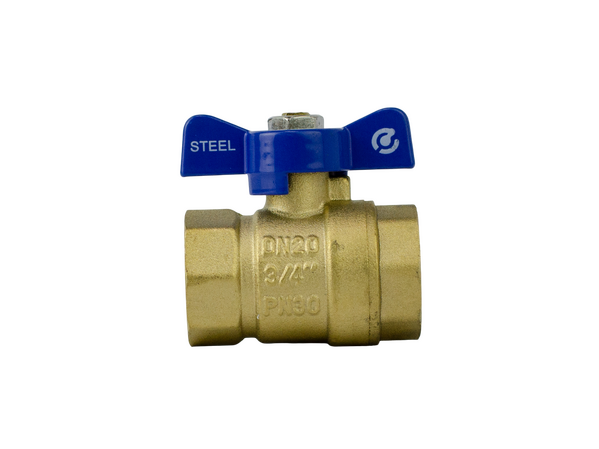 Кран вода SANTREK AQUA Steel 3/4" г/г баб.