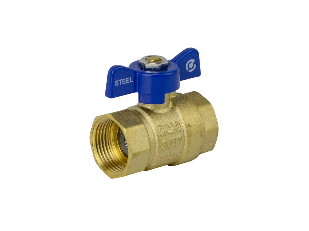 Кран вода SANTREK AQUA Steel 3/4" г/г баб.