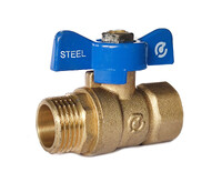 Кран вода SANTREK AQUA Steel 3/4" г/ш баб.