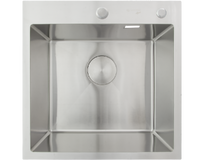 Мойка нерж врезная SANTREK AQUA PRO 500х500х220 т 3,0 САТИН D5050HS (+ сифон + дозатор) + КОЛАНДЕР 440х220 В ПОДАРОК!!!