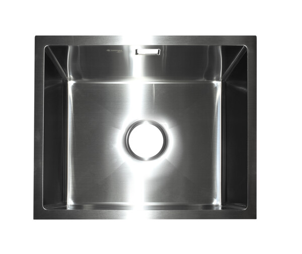 Мойка нерж врезная SANTREK AQUA PRO 540х440х220 т 3,0 САТИН D5444HS ПОДСТОЛЬНЫЙ и ОБЫЧНЫЙ МОНТАЖ (+ сифон )