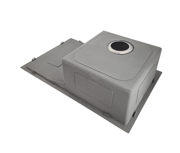  Мойка нерж врезная SANTREK AQUA PRO 600х500х220 т 3,0 САТИН D6050HRS правая (+ сифон + дозатор) + КОЛАНДЕР 440х220 В ПОДАРОК_ АКЦИЯ !!!