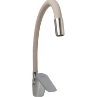 Смеситель Кухня Lemen шар d40 боковой, молочный излив (LB 91482/28-М9) на гайке 