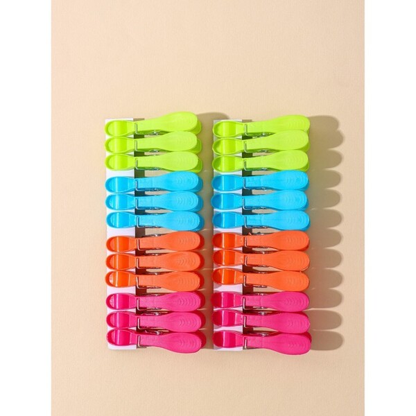 Прищепки бельевые «Ложки», 8,4 см, 24 шт 655234