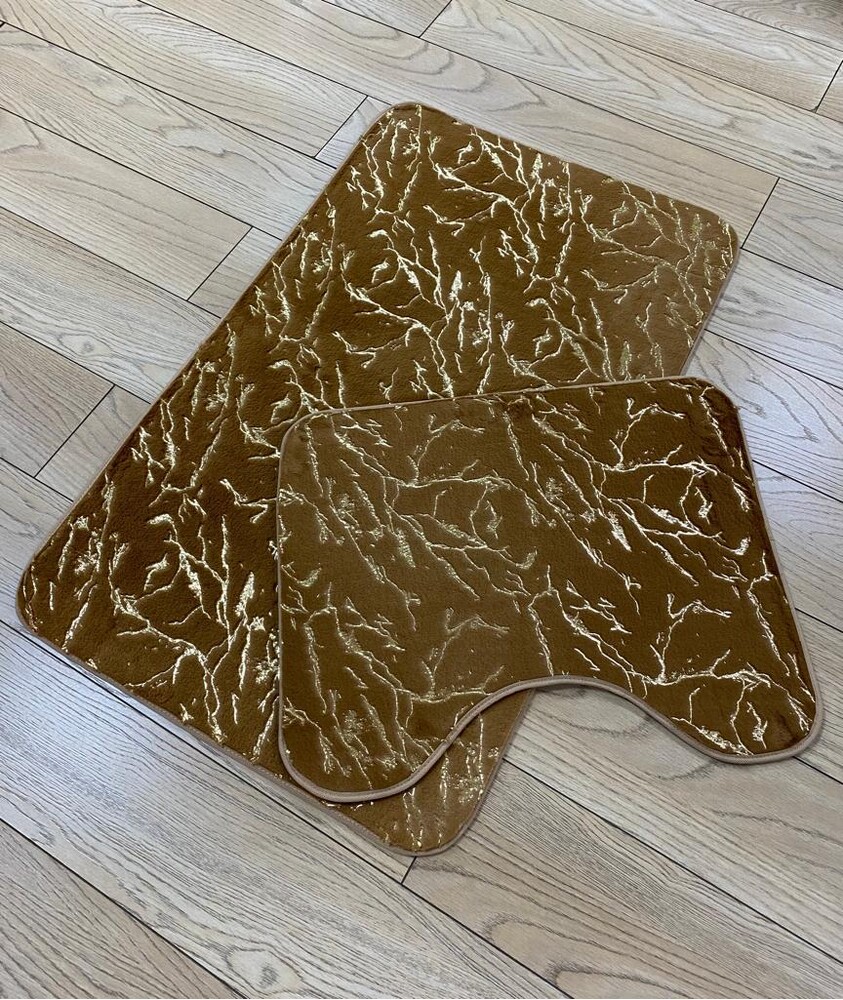 Коврик д/ванны 2 предм. ZALEL MRAMOR 60х100+50х60  brown коричневый