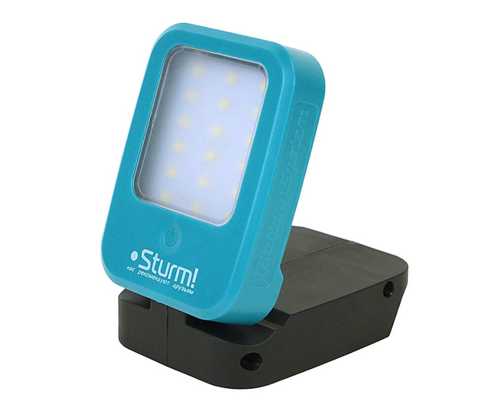 4054-01-400 Фонарь-прожектор мини, 400лм, 5 режимов, 1batterysystem, БЕЗ АКБ И ЗУ, Sturm! ***