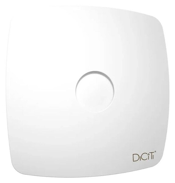 Вентилятор ERA DICITI D100 RIO 4C Matt white канальный осевой вытяжной с обратным клапаном  декоративный (матовый белый)