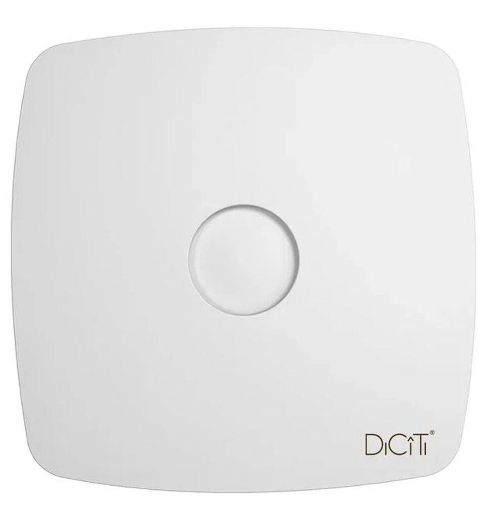 Вентилятор ERA DICITI D100 RIO 4C Matt white канальный осевой вытяжной с обратным клапаном  декоративный (матовый белый)