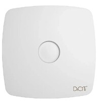Вентилятор ERA DICITI D100 RIO 4C Matt white канальный осевой вытяжной с обратным клапаном  декоративный (матовый белый)