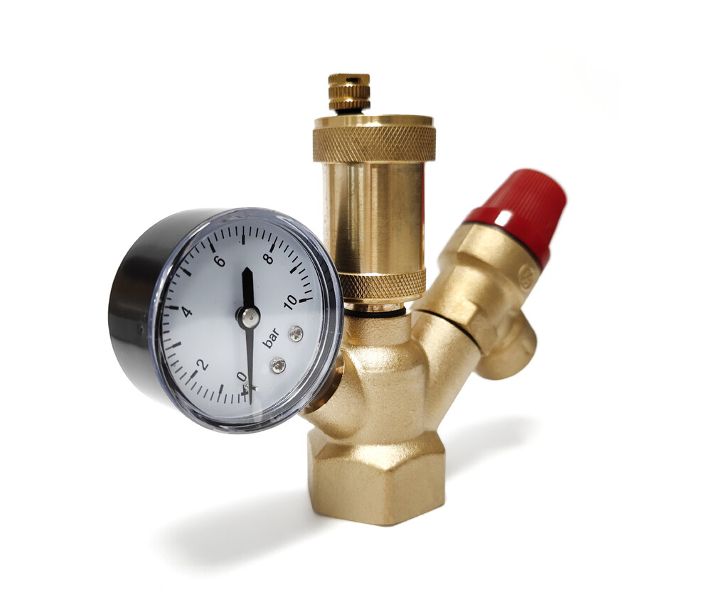 Группа безопасности SANTREK THERMO 1" латунь 002