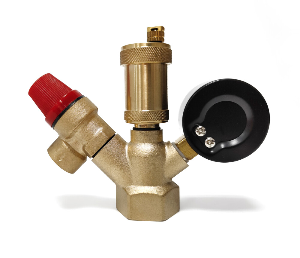 Группа безопасности SANTREK THERMO 1" латунь 002