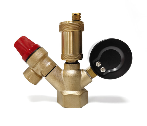 Группа безопасности SANTREK THERMO 1" латунь 002