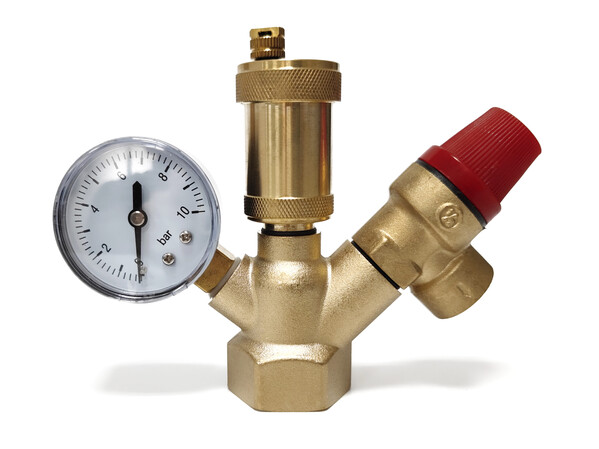 Группа безопасности SANTREK THERMO 1" латунь 002