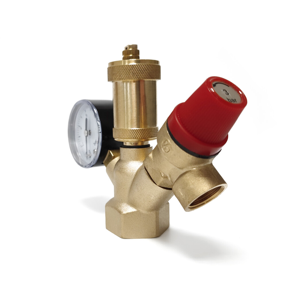 Группа безопасности SANTREK THERMO 1" латунь 002