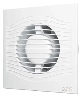 Вентилятор ERA DICITI D100 SLIM 4C канальный осевой вытяжной с обратным клапаном, декоративная решетка