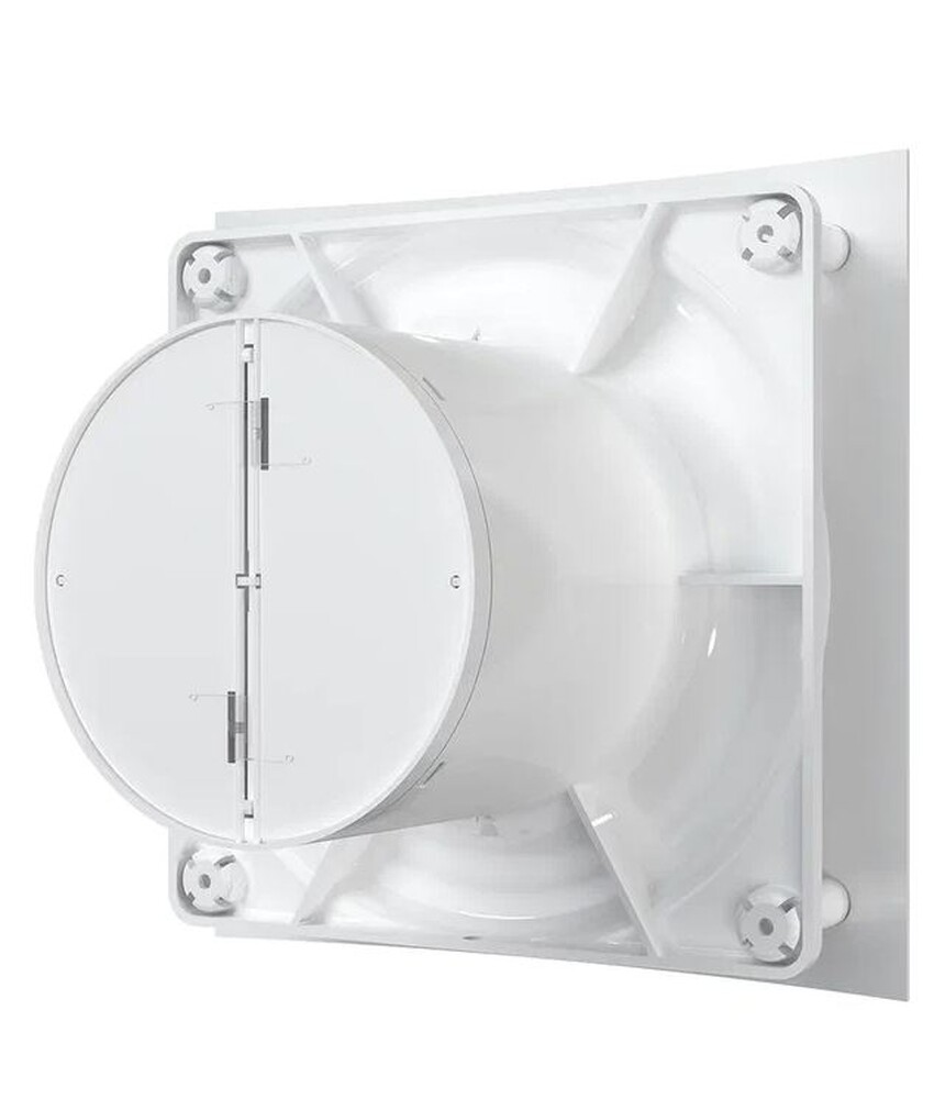 Вентилятор ERA D100 QUADRO 4C канальный осевой вытяжной с обратным клапаном, декор. решетка 