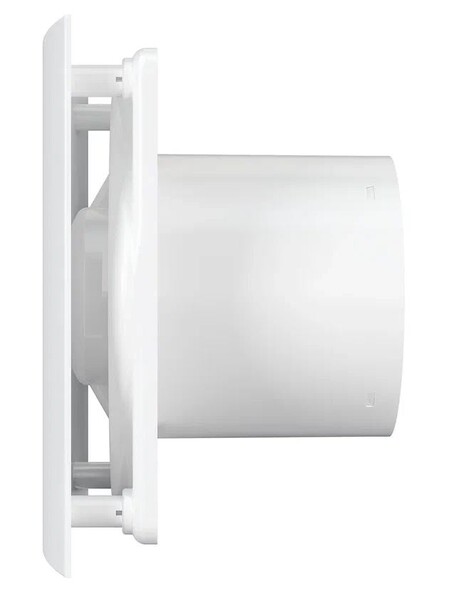 Вентилятор ERA D125 QUADRO 5C канальный осевой вытяжной с обратным клапаном, декор. решетка 