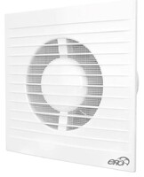 Вентилятор ERA D100 E 100 S C канальный осевой вытяжной с обратным клапаном, с антимоск. сеткой, декор. решетка
