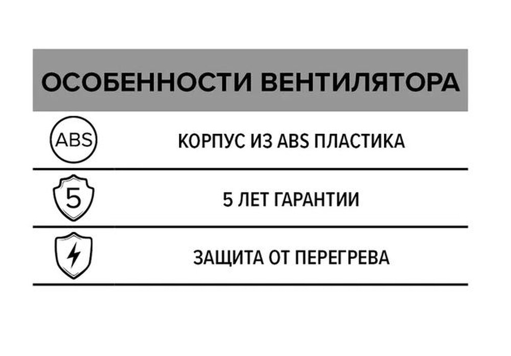 Вентилятор ERA D125 DISC 5 накладной осевой вытяжной 
